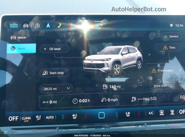 3VVLR7RM3SM055156 2025 VOLKSWAGEN TIGUAN Black Vista de los asientos traseros