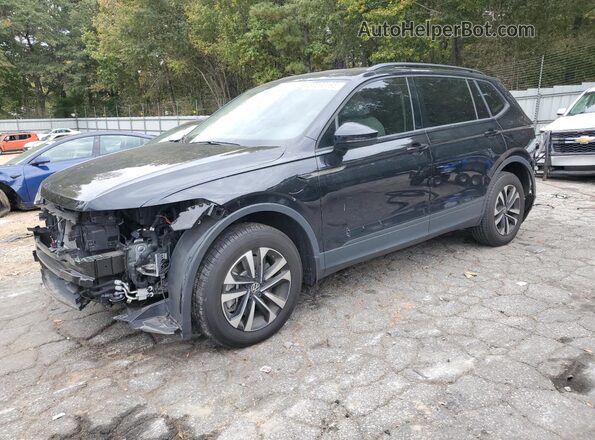 3VVRB7AX1RM127051 2024 VOLKSWAGEN TIGUAN Black წინა მარცხენა ხედი სამი მეოთხედიდან