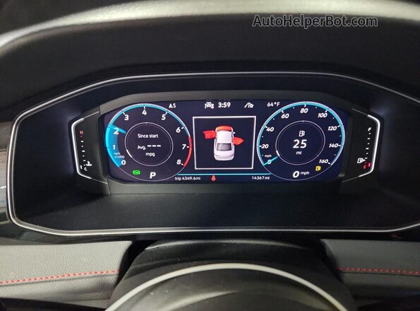 3VW2T7BU7SM034989 2025 VOLKSWAGEN JETTA Серый Вид щитка приборов