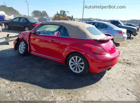3VW517AT5HM802277 2017 VOLKSWAGEN BEETLE Red Tył lewy