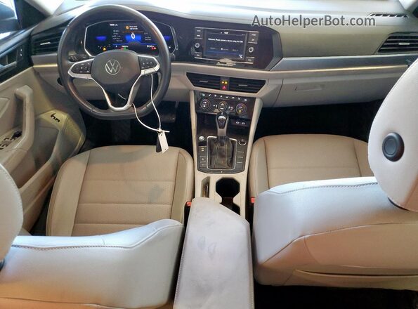 3VW7M7BU5PM003086 2023 VOLKSWAGEN JETTA Черный Вид панели приборов