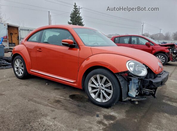 3VWFD7AT9JM700899 2018 VOLKSWAGEN BEETLE Orange Delantero derecho