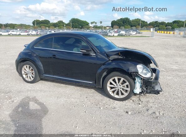3VWJD7AT6JM711594 2018 VOLKSWAGEN BEETLE Черный Передняя правая четверть
