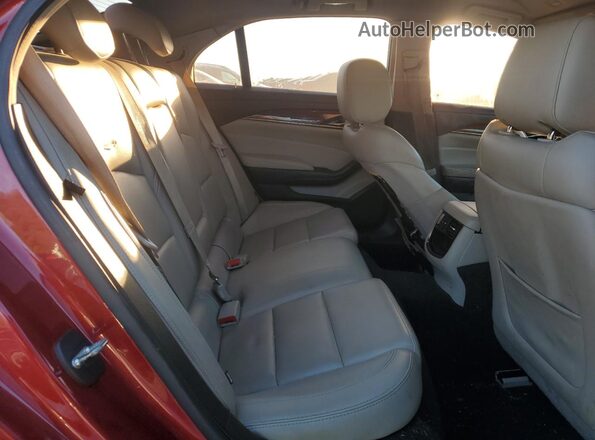 1G6AP5SX4G0196156 2016 CADILLAC CTS Красный Вид задней части салона