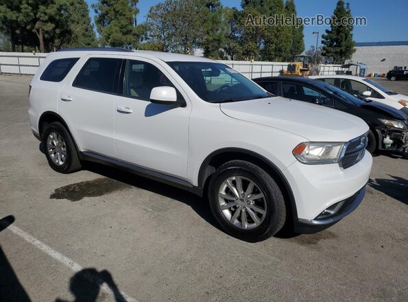 1C4RDJAG5JC483062 2018 DODGE DURANGO Белый Вид спереди