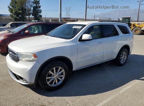 1C4RDJAG5JC483062 2018 DODGE DURANGO Белый Задняя левая четверть