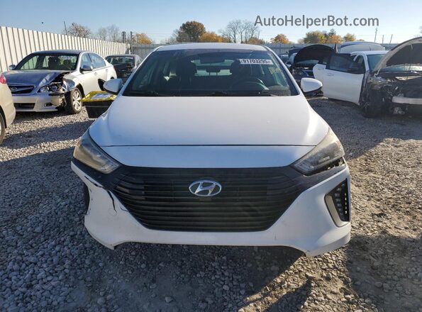 KMHC75LC3HU036504 2017 HYUNDAI IONIQ Белый Вид сзади