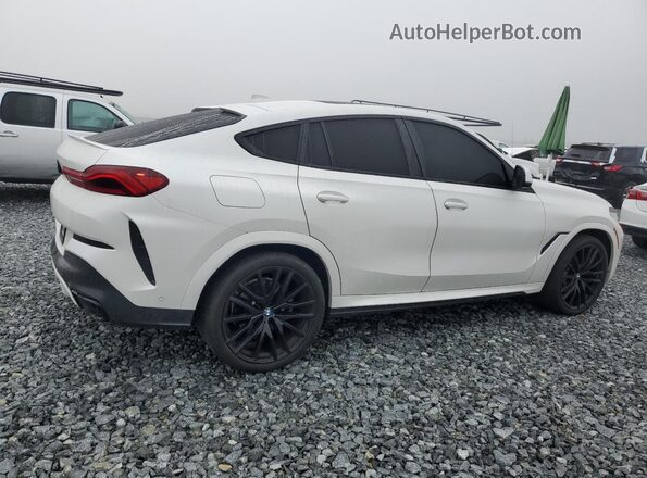 5UXCY6C00N9J28423 2022 BMW X6 Белый Передняя правая четверть