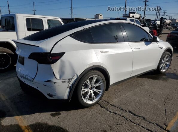 5YJYGDED2MF103025 2021 TESLA MODEL Белый Передняя правая четверть