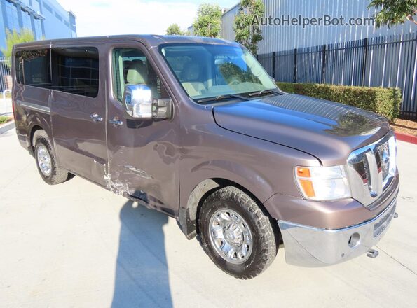 5BZAF0AAXGN853139 2016 NISSAN NV Серый Задняя левая четверть