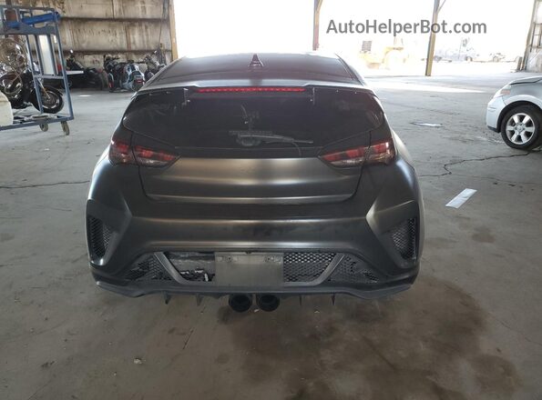 KMHTH6AB7LU022207 2020 HYUNDAI VELOSTER Черный Вид салона спереди