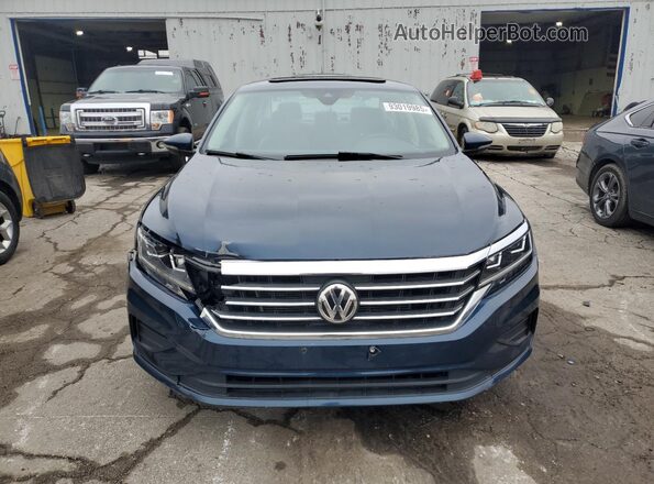1VWSA7A35NC008458 2022 VOLKSWAGEN PASSAT Синий Вид сзади