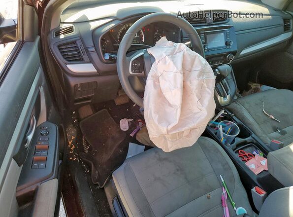 7FARW5H30HE012247 2017 HONDA CRV Темно-бордовый Вид щитка приборов