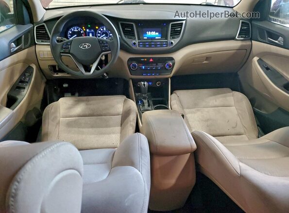 KM8J3CA4XHU350184 2017 HYUNDAI TUCSON Maroon Вид щитка приладів