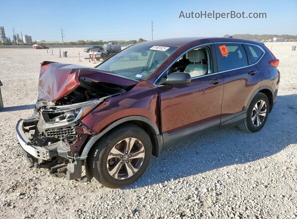 7FARW5H30HE012247 2017 HONDA CRV Темно-бордовый Задняя левая четверть