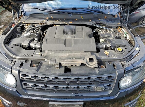 SALWV2FE2HA138261 2017 LAND ROVER RANGE ROVER Blue Widok naklejki z numerem VIN