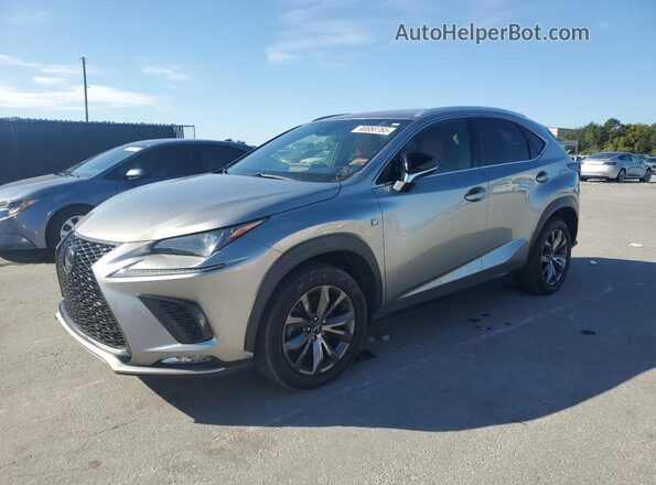 JTJSARBZ5M2192836 2021 LEXUS NX Silver Առջևի ձախ երեք քառորդ տեսարան