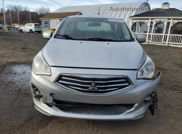 ML32F3FJ9HHF13257 2017 MITSUBISHI MIRAGE Silver Вид ззаду