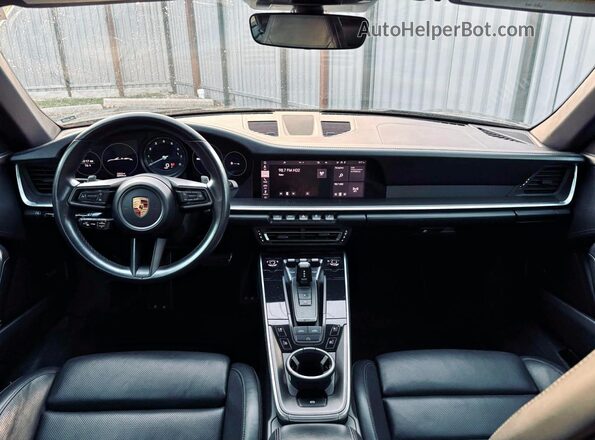 WP0CB2A93LS262748 2020 PORSCHE 911 Black Widok tylnych siedzeń
