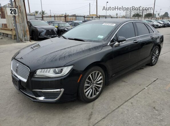 3LN6L5KU7JR604060 2018 LINCOLN MKZ Черный Передняя левая четверть