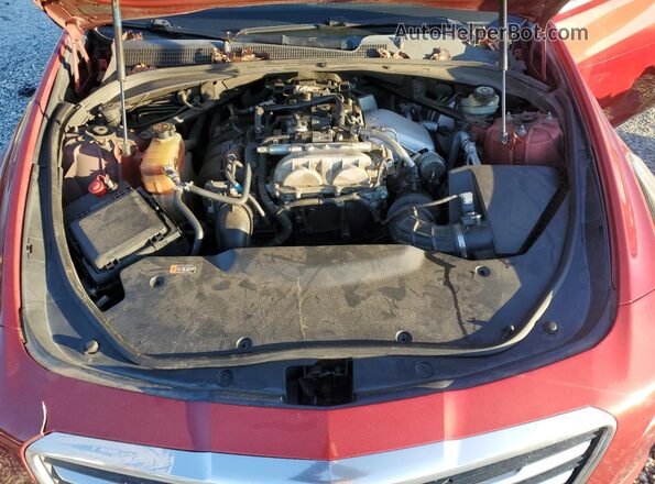 1G6AP5SX4G0196156 2016 CADILLAC CTS Красный Вид подкапотного пространства