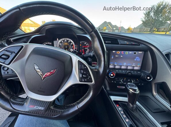 1G1YS2D66H5602836 2017 CHEVROLET CORVETTE Серый Вид задних сидений