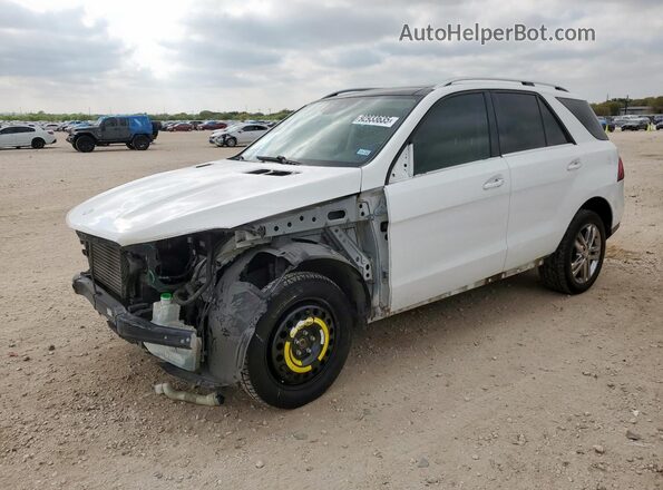 4JGDA0EB0GA633834 2016 MERCEDES-BENZ GLE Белый Передняя левая четверть