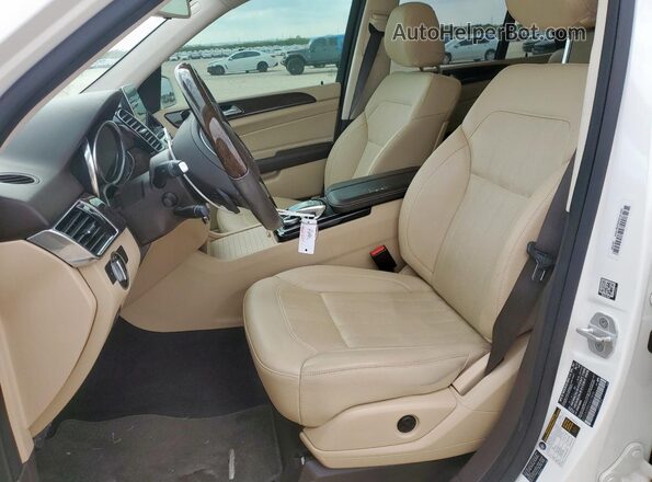 4JGDA0EB0GA633834 2016 MERCEDES-BENZ GLE Белый Вид салона спереди