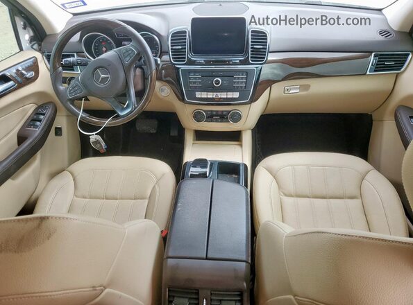 4JGDA0EB0GA633834 2016 MERCEDES-BENZ GLE Белый Вид панели приборов