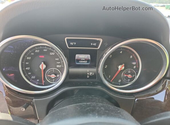 4JGDA0EB5GA620562 2016 MERCEDES-BENZ GLE Серый Вид щитка приборов
