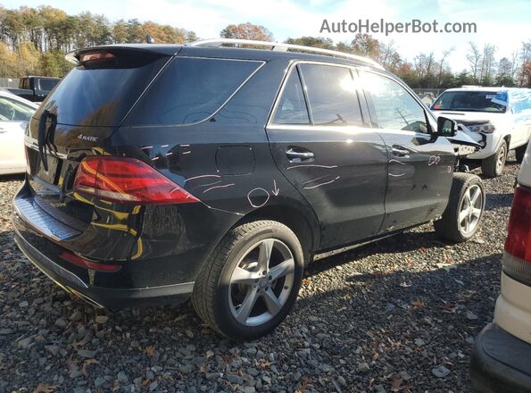 4JGDA5HB1GA693422 2016 MERCEDES-BENZ GLE Черный Задняя правая четверть