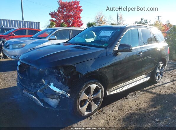 4JGDA5HB2HA965946 2017 MERCEDES-BENZ GLE 350 Black Vista tres cuartos delantera izquierda