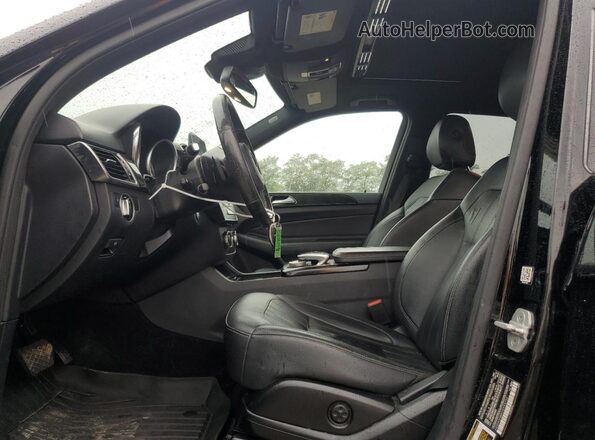 4JGDA5HB4HA993750 2017 MERCEDES-BENZ GLE Черный Вид салона спереди