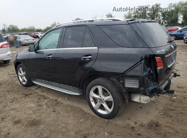 4JGDA5HB4HA993750 2017 MERCEDES-BENZ GLE Черный Задняя левая четверть