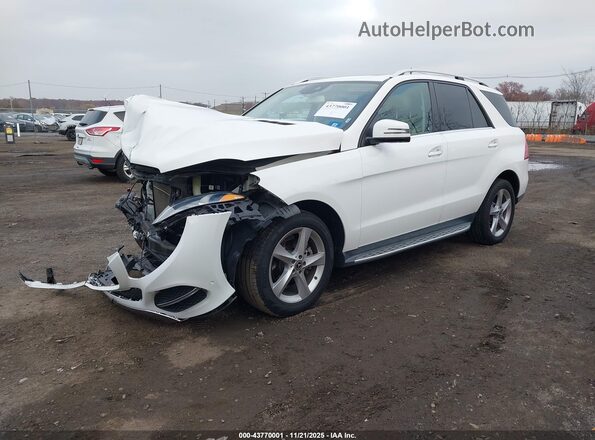 4JGDA5HB8JB166642 2018 MERCEDES-BENZ GLE 350 White Vista tres cuartos delantera izquierda