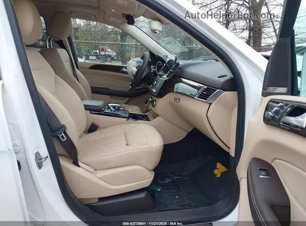 4JGDA5HB8JB166642 2018 MERCEDES-BENZ GLE 350 White Vista interior delantera