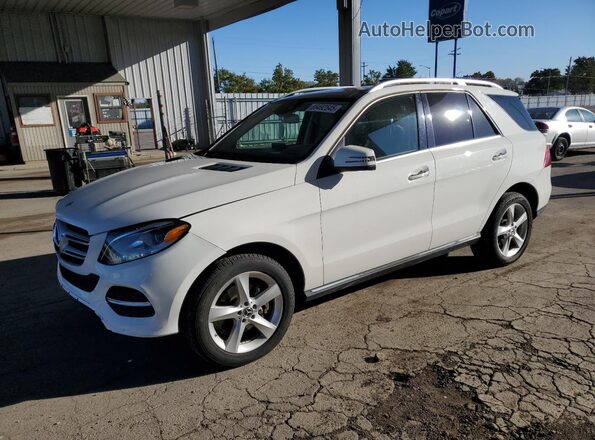 4JGDA5HB9HA959366 2017 MERCEDES-BENZ GLE Белый Передняя левая четверть