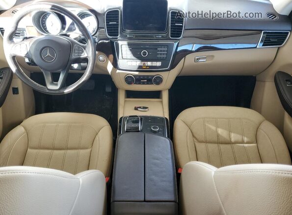 4JGDA5HB9HA959366 2017 MERCEDES-BENZ GLE Белый Вид панели приборов
