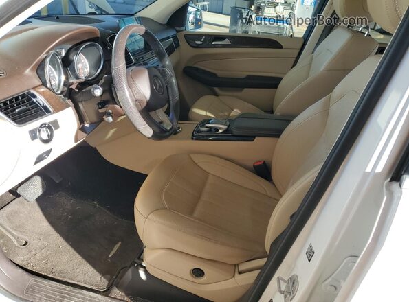 4JGDA5HB9HA959366 2017 MERCEDES-BENZ GLE Белый Вид салона спереди