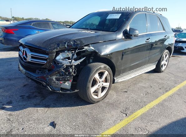 4JGDA5JB0HA837277 2017 MERCEDES-BENZ GLE 350 Black Widok z przodu