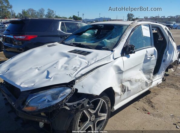 4JGDA5JB3JB042059 2018 MERCEDES-BENZ GLE 350 White წინა ხედი