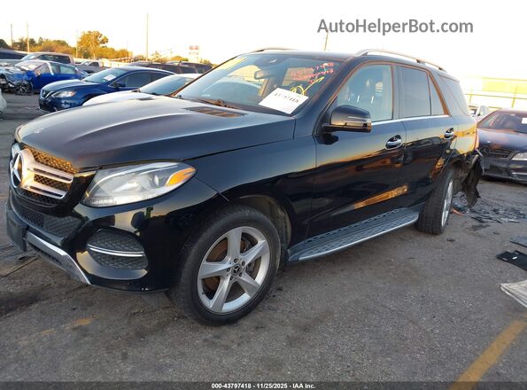 4JGDA5JB3JB187926 2018 MERCEDES-BENZ GLE 350 Black Առջևի ձախ երեք քառորդ տեսարան