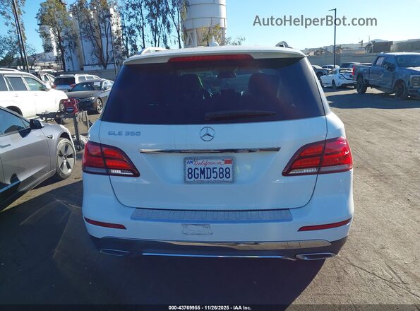4JGDA5JB6HA965992 2017 MERCEDES-BENZ GLE 350 White 