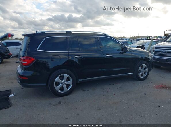 4JGDF6EE1HA942759 2017 MERCEDES-BENZ GLS 450 Черный Вид задней части салона