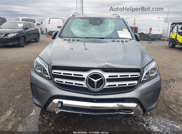 4JGDF6EE1JB132631 2018 MERCEDES-BENZ GLS 450 Серый Вид спереди