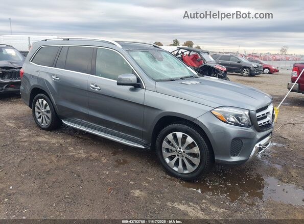 4JGDF6EE1JB132631 2018 MERCEDES-BENZ GLS 450 Серый Передняя правая четверть