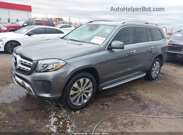 4JGDF6EE1JB132631 2018 MERCEDES-BENZ GLS 450 Серый Передняя левая четверть