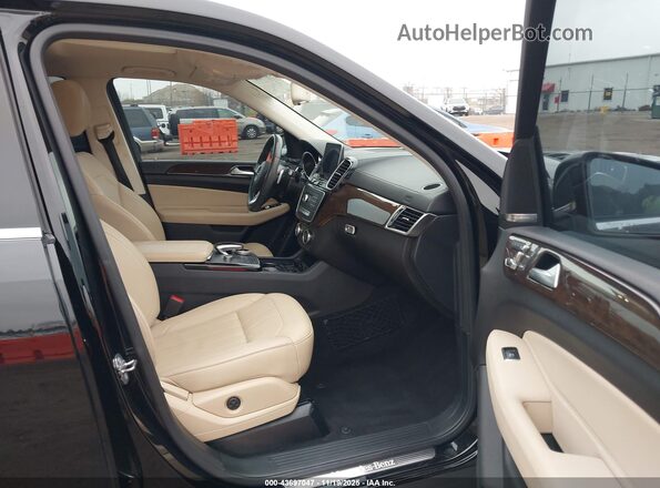 4JGDF6EE1KB226977 2019 MERCEDES-BENZ GLS 450 Black Widok wnętrza z przodu