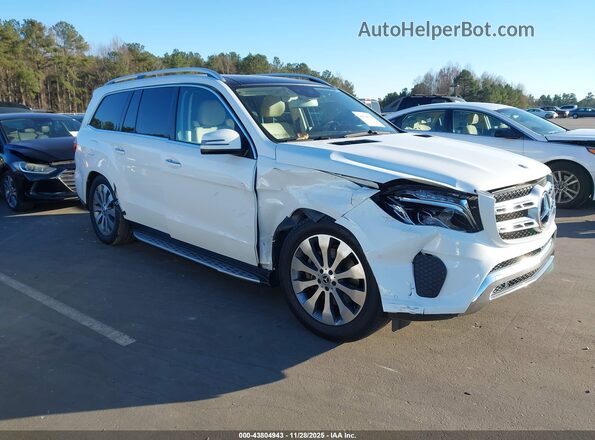4JGDF6EE2JA995993 2018 MERCEDES-BENZ GLS 450 Белый Передняя правая четверть
