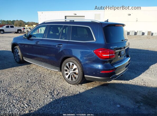 4JGDF6EE4HA796552 2017 MERCEDES-BENZ GLS 450 Blue Tył lewy